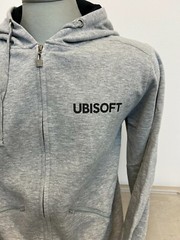 UBISOFT HOODIE GREY – Black logo