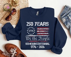 America 250th Anniversary Sweatshirt US History