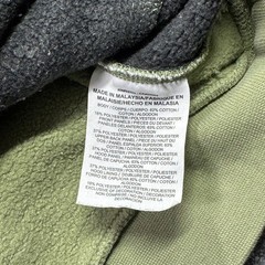 Nike Full Zip Hoodie Mens Large Green Gray Graphic Sleeve Streetwear