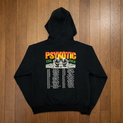 Official Osamason Psykotic Merch Tour 2025 2026 Black Hoodie Zip Up