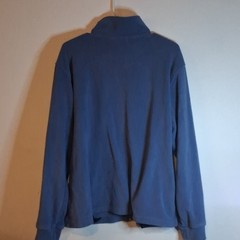 Canaan Valley Unisex 2XL Blue Full Zip Fleece Sweatshirt Mock Neck Embroidered