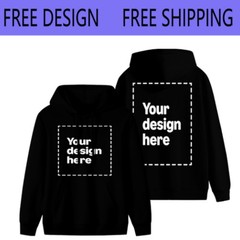 Custom Personalized Hoodie Sweatshirt Print Your Logo Photo Text Unique Gift