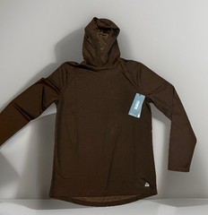 REEBOK RBX X-TRAIN MEN’S PERFORMANCE HOODIE (NWT) MEDIUM/DK BROWN