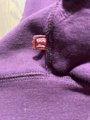 Triple Five Soul 555 Hoodie VTG Y2K Mens XL Burgundy Yellow T5S NYC Baggy Stitch