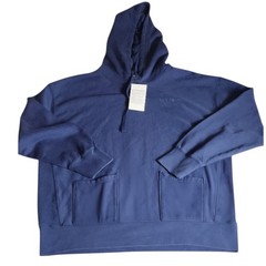 Champion Men’s Hoodie Navy Blue Large L Fleece Pullover Sweatshirt NWT Pockets