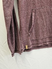tentree Burgundy Pullover Hoodie Size med Sustainable Hemp Poly Blend
