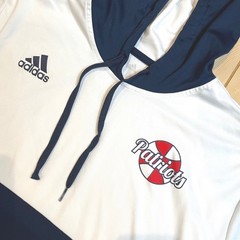 Adidas Mens Patriots Hoodie Navy Blue White Athletic Training Top Large L Sporty