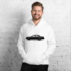 Unisex Heavy Blend Hoodie Crown Vic Police Interceptor Unmarked White