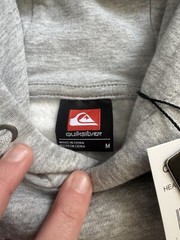 Quiksilver hoodie Grey Gray Palm Trees Men’s Medium NWT Quicksilver