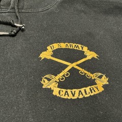 US Cavalry – United States Army Men’s Hoodie – Size Medium – Black