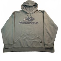 Mossy Oak Olive Green 3XL Hoodie with Camouflage Logo