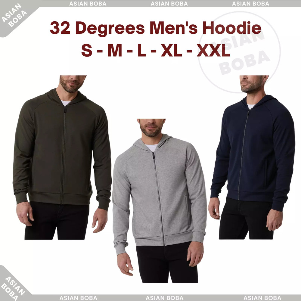 32 Degrees Men’s Full Zip Hoodie