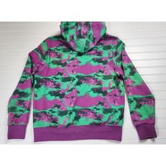 WESC Tie Dye Hoodie Purple Green Pullover Streetwear Size Medium Unisex