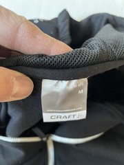 CRAFT Sports x EXCEL Cycling Full Zip Hoodie Men’s Medium Black