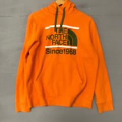 The North Face Mens Orange Since 1968 Graphic Pullover Hoodie Sweatshirt Large