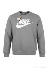 Nike Sweatshirt Men’s Sportswear Club Fleece Crew Neck Futura Logo Jumper – New