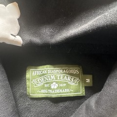 AUTHENTIC Denim Tears medium black hoodie