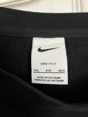 Nike Star Logo Dri-Fit Crew Neck Quick-Dry Sports Long Sleeve Sweatshirt Men 4XL