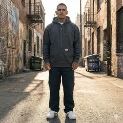 Pro Club Men’s Heavyweight Full Zip Fleece Hoodie