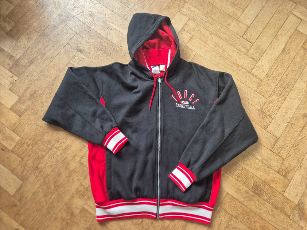 Vintage Nike Force hoodie basketball nba Jordan Large 1990s Flight Air one