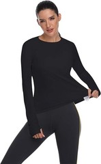 SPF 50 Women Sun Protection Shirt UV Long Sleeve Hiking Top Quick Dry Outdoor To