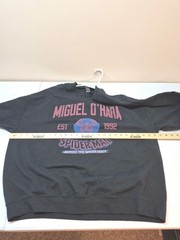 Miguel O’hara Spider-Verse Sweatshirt XXL Men’s Black Marvel Comics