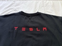 OFFICIAL Black Tesla Men’s Sweatshirt Logo Crewneck Size M Unisex Brand New