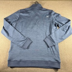KJUS Liam TechWool Half Zip Pullover Blue Midlayer Size 50 Medium $249 Stretch