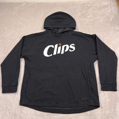 Nike Yoga Clips Sweater Mens Size XL Black Pullover Textured Hoodie Sweatshirt