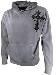 Xtreme Couture By Affliction Unisex Oversized Boxy Pullover Hoodie Uprising