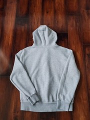 POLO RALPH LAUREN Men’s Light Grey Heather Double Knit Full Zip Hoodie Medium
