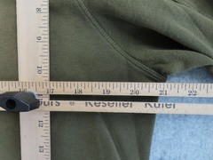 Chrome Industries Hoodie Mens Large Green Full Zip Fleece Cycling Jacket