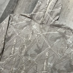 Cloud Soft Blank Camouflage Pull Over Hoodie Realtree Skater Beige Size Medium