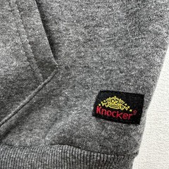 Knocker Activewear Men’s Vest Size 2XL Gray Fleece Sweatshirt Sleeveless Jacket
