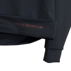 Rhone essentials performance hoodie jet black midweight moisture wicking sports