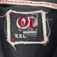 Miami University Original Leisure Mens XXL Black Distressed Quarter Zip Hoodie