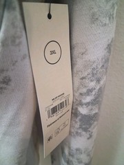 Men’s No Boundaries gray/white Camo zip up hoodie size 3XL NWT