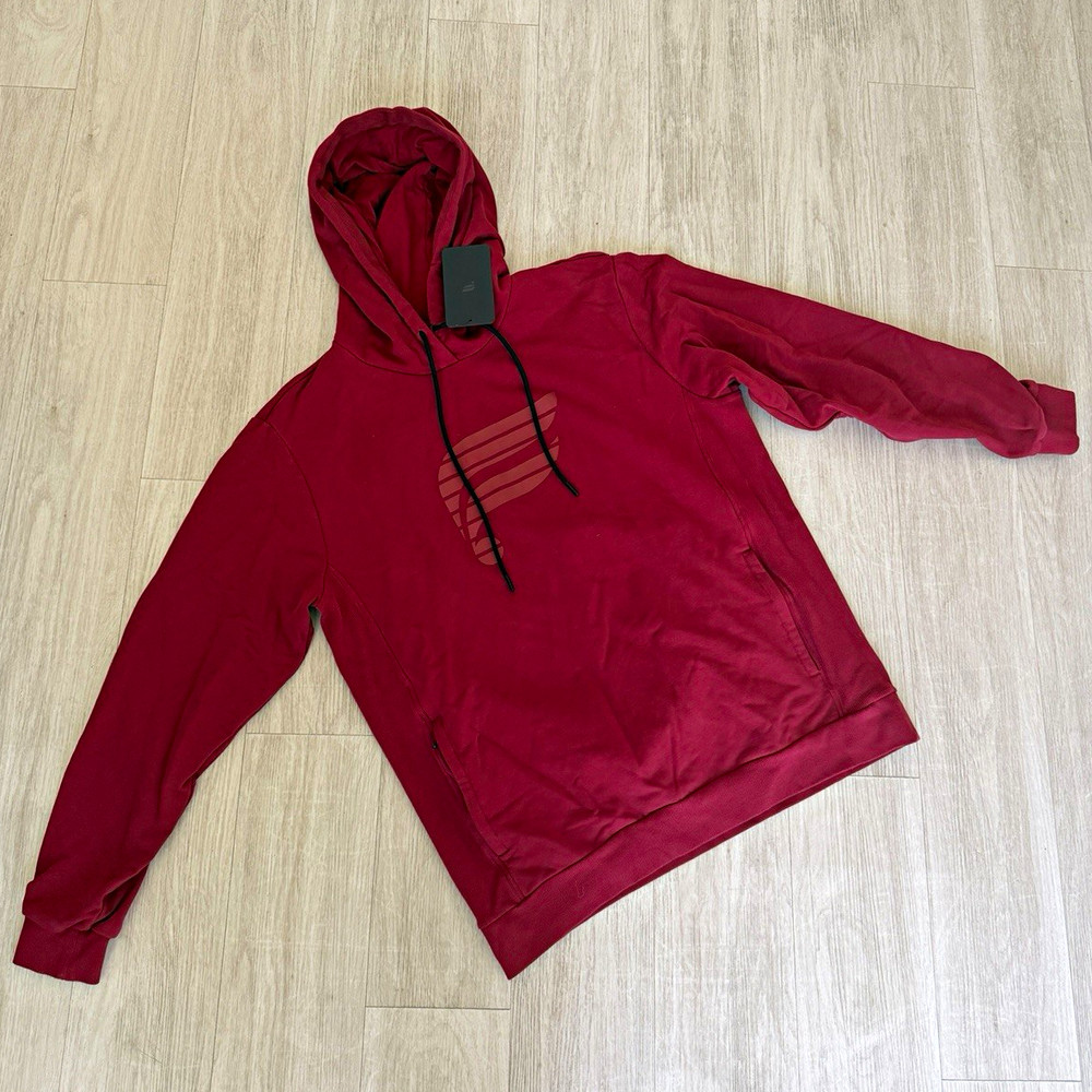 Fabletics Courtside Pullover Hoodie Red XL Logo Hooded Drawstring