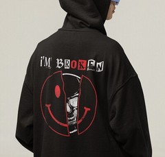 I’m Broken Hoodie, Mental Health Awareness Sweatshirt, Unisex College Pullover,