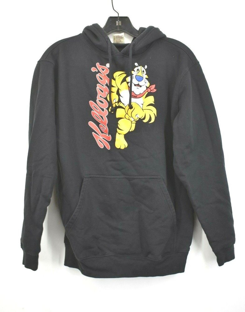 Anvil Sustainable Adult Unisex Kelloggs Logo Rib Sleeve Kangaroo Pocket Hoodie M