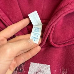 Unbranded Men’s Burgundy and Red Hoodie