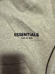 Essentials Hoodie Dark Oatmeal Size Can