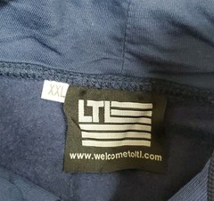 New WELCOMETOL Luxury Heavyweight Fleece Hoodie W/Pocket Navy Size XXL