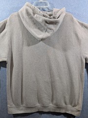 John Deere Hoodie Sweatshirt Mens Large Gray Logo Pullover Kangaroo Pocket