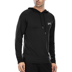 Men’s Athletic Shirt Workout Running Long/Short Sleeve Shirts Hoods Quick Cry