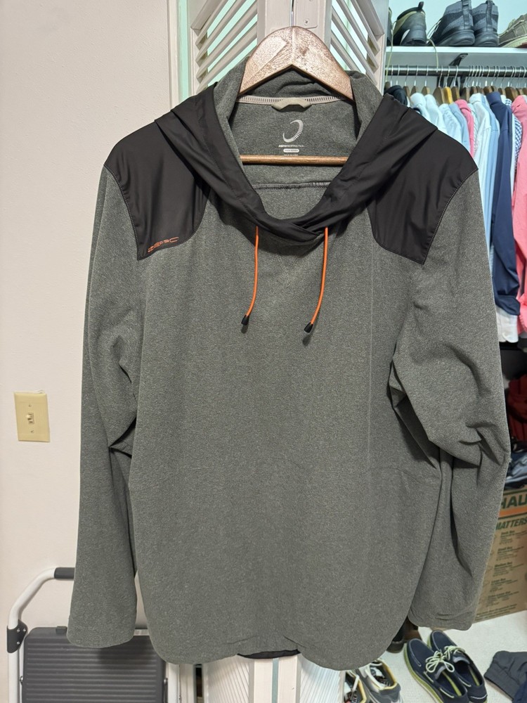 Zero Restriction Hoodie Mens XL Green/Gray and Black