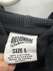 Billionaire Boys Club Varsity Letter Hoodie Black Mens Large