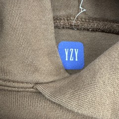 Yeezy x GAP Padded Cotton Brown Hoodie Size XS Pocket Heavyweight