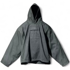 Yeezy x Gap x Balenciaga 12 Sateen Cotton Hoodie in Dark Green Size 2XL – New