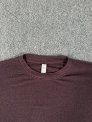Alo Yoga Crew Neck Sweatshirt Mens Medium Plum Purple Boxy Oversized